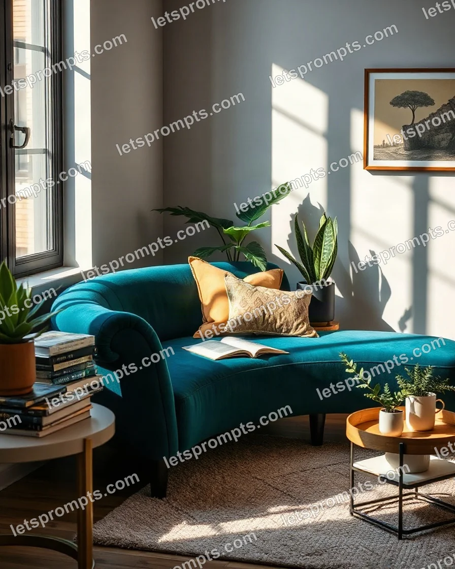 Lifestyle Catalog Chaise Longue — AI image prompt sample