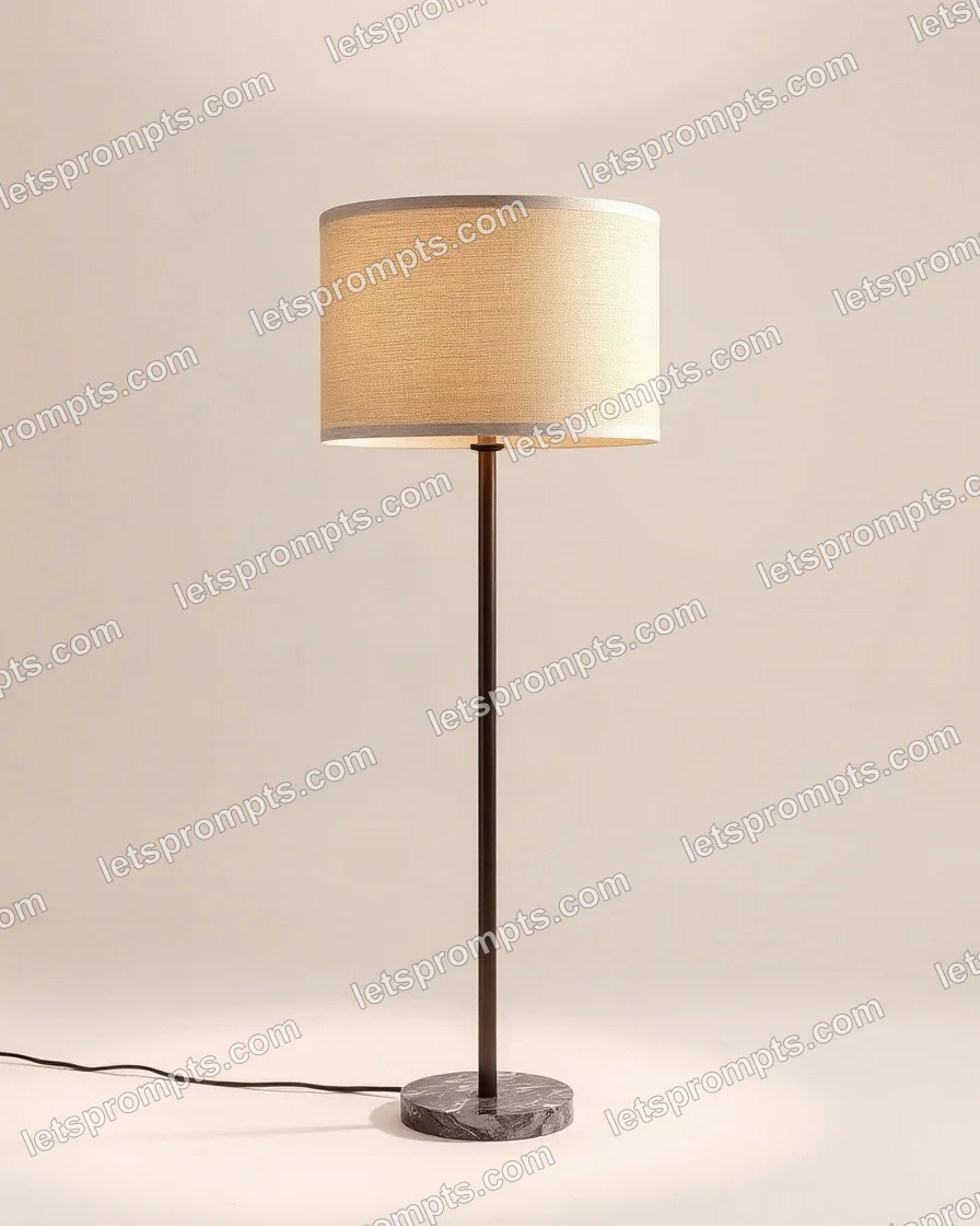 Studio Arc Floor Lamp — AI image prompt sample