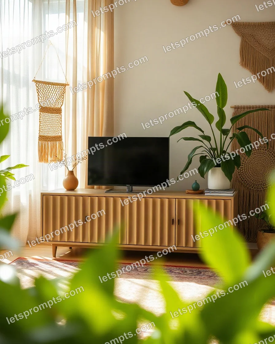 Bohemian Media Console — AI image prompt sample