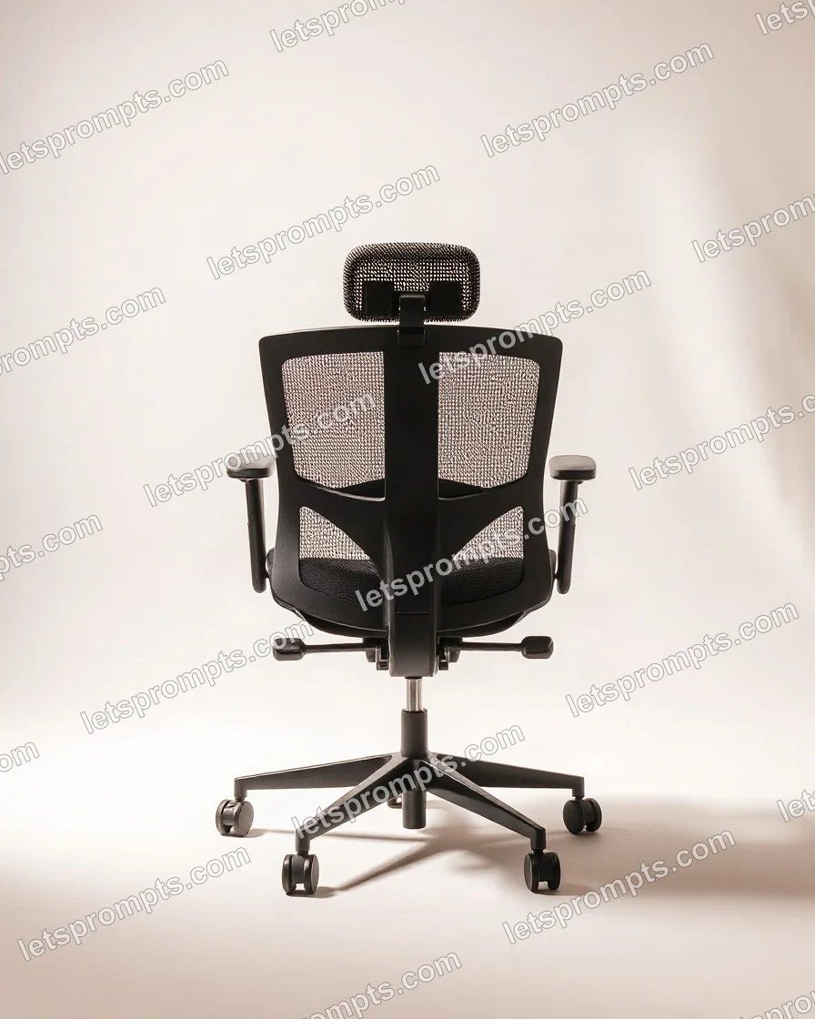 Studio Ergonomic Office Chair — AI image prompt sample