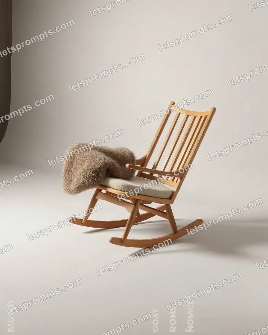 Studio Rocking Chair — AI image prompt sample