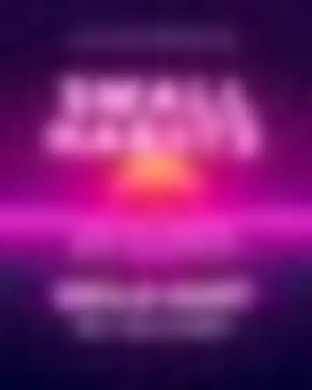 Print Layout AI image prompt for a neon retro self-help book cover: retro-futurist neon gradient with a glowing sun and a perspective grid horizon. Written for Midjourney v7 on a 4:5 canvas, with lighting, materials, lens, angle and composition direction included.