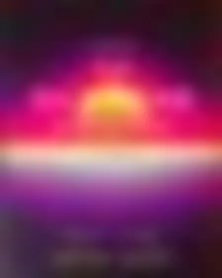 Editorial Design AI image prompt for a neon retro historical fiction cover: retro-futurist neon gradient with a glowing sun and a perspective grid horizon. Written for GPT Image on a 2:3 canvas, with lighting, materials, lens, angle and composition direction included.