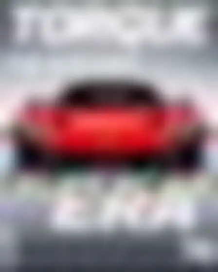 Copy-ready Ideogram 2 prompt for a photographic automotive magazine cover (cover design). Full-bleed editorial photograph with clean overlaid type, with lighting, materials, camera, angle and composition details for a 2:3 image.