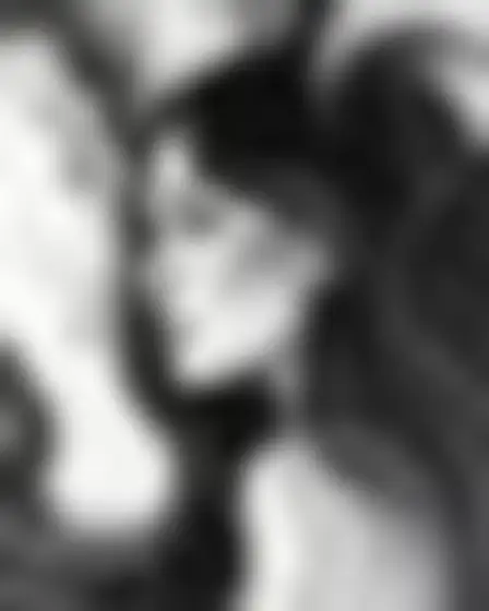Digital Painting AI image prompt for a monochrome fluid ink woman in profile: black and white fluid ink art with marbled ripples, smoky gradients and soft liquid swirls. Written for GPT Image on a 1:1 canvas, with lighting, materials, lens, angle and composition direction included.
