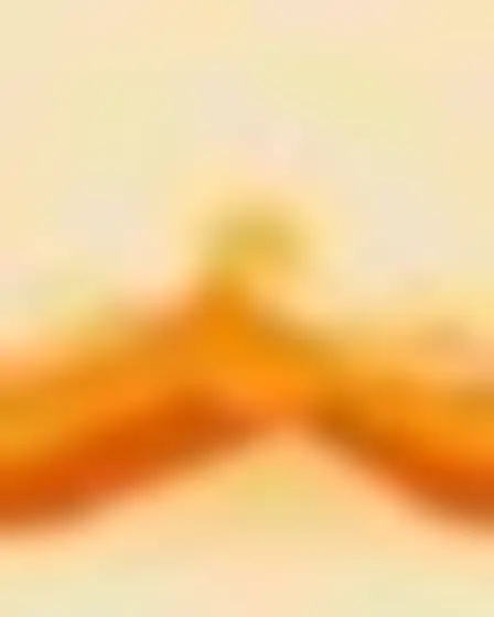 Boho Totem Shapes Mountain Range — AI image prompt sample
