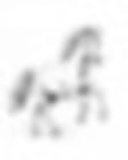 Digital Painting AI image prompt for a continuous line art galloping horse: minimalist continuous single-line black pen drawing with overlapping contours and confident thin strokes on bright off-white. Written for Stable Diffusion XL on a 4:5 canvas, with lighting, materials, lens, angle and composition direction included.