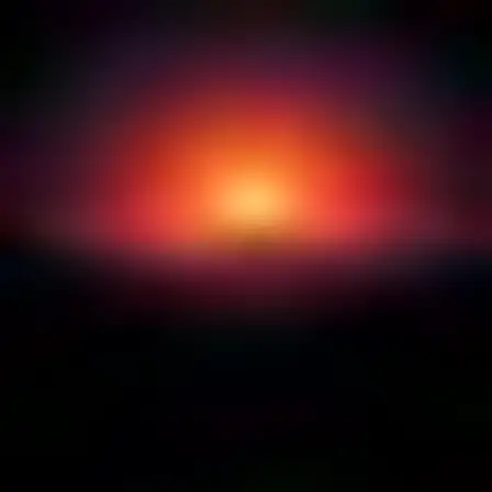 Neon Motion Glow Mountain Range — AI image prompt sample