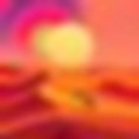Op-Art Psychedelic Desert Dunes — AI image prompt sample