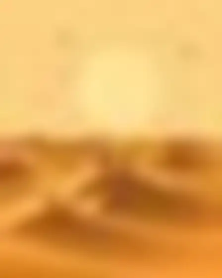 Islamic Geometric Desert Dunes — AI image prompt sample