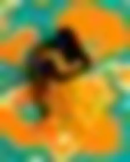 Copy-ready GPT Image prompt for a groovy swirls embracing couple (conceptual art). Groovy 1970s psychedelic pattern of layered liquid swirls in teal, mustard, orange and cream with rounded flat shapes, with lighting, materials, camera, angle and composition details for a 4:5 image.