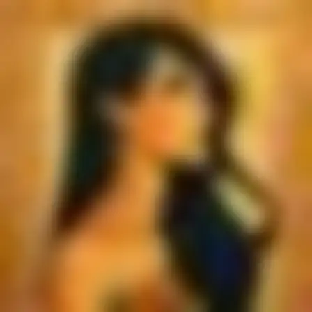 Editorial Illustration AI image prompt for a papyrus woman in profile: ancient Egyptian papyrus painting with flat profile figures, hieroglyph borders and ochre, turquoise and gold pigments. Written for Midjourney v7 on a 1:1 canvas, with lighting, materials, lens, angle and composition direction included.