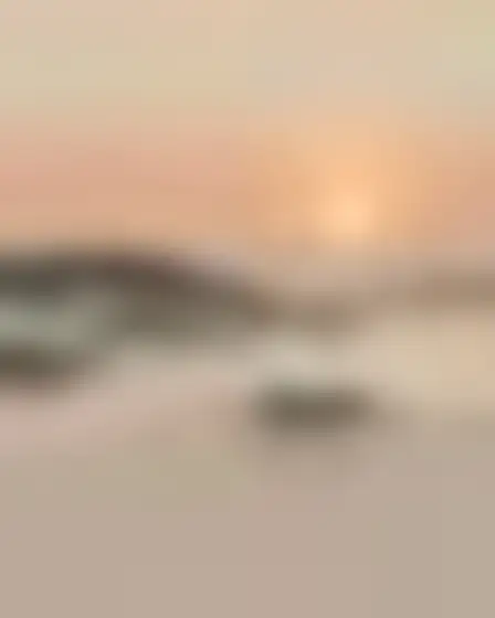 Misty Minimal Landscape Mountain Range — AI image prompt sample