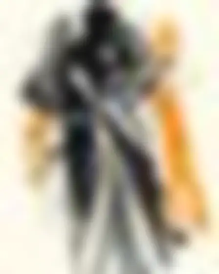 Digital Painting AI image prompt for a gestural ink brush embracing couple: bold gestural black ink brushstrokes with dry-brush streaks and splatter plus one ochre-orange sweep on warm off-white textured paper. Written for GPT Image on a 1:1 canvas, with lighting, materials, lens, angle and composition direction included.