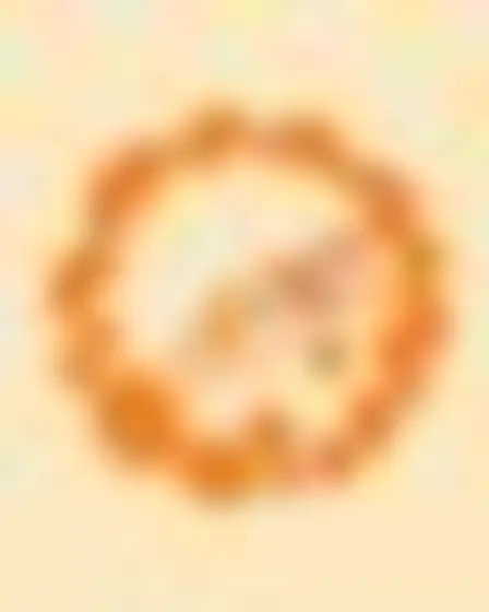 A professional editorial illustration prompt: retro organic blobs hillside village, flat retro pattern of smooth interlocking organic blob shapes in saturated orange on cream with crisp vector edges. Optimised for Flux 1.1 Pro on a 4:3 canvas.
