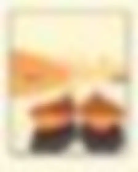 A professional digital painting prompt: retro organic blobs harbor boats, flat retro pattern of smooth interlocking organic blob shapes in saturated orange on cream with crisp vector edges. Optimised for Imagen 4 on a 1:1 canvas.