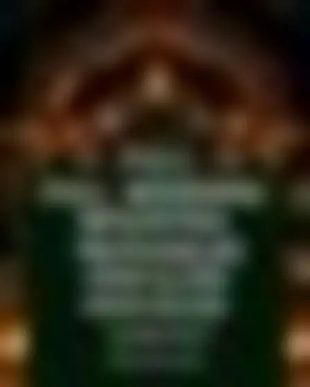 A professional instagram post prompt: arabesque emerald and gold wedding package offer, deep emerald and gold arabesque ornament inside an Islamic arch frame with hanging lanterns and refined calligraphic lettering. Optimised for GPT Image on a 2:3 canvas.