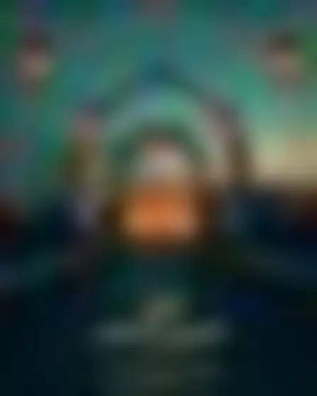 Poster Design AI image prompt for a arabesque emerald and gold wedding invitation: deep emerald and gold arabesque ornament inside an Islamic arch frame with hanging lanterns and refined calligraphic lettering. Written for Ideogram 2 on a 4:5 canvas, with lighting, materials, lens, angle and composition direction included.